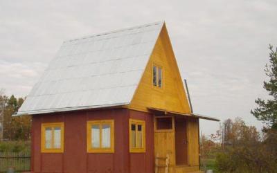 Дачный домик без вентилируемого фасада